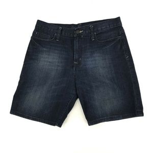 Calvin Klein Denim Jean Bermuda Shorts Sz 28 Dark